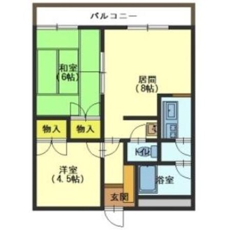 第2シャトウはまなすの物件間取画像